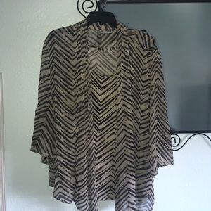JM Collection top and shawl XL